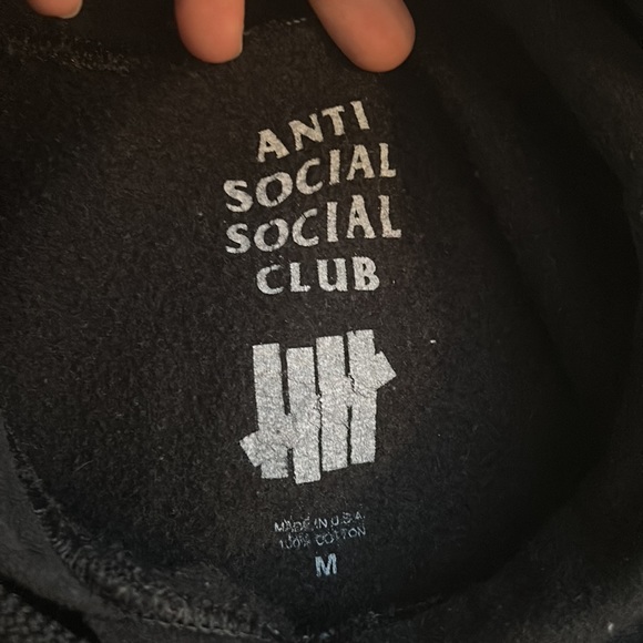 Anti Social Social Club x UNDFT hoodie - Picture 3 of 4